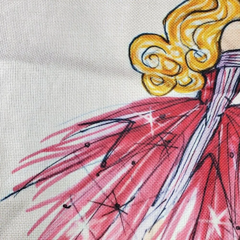 Sleeping Beauty Aurora Throw Pillowcase Home Decor Accent Pillow Cushion Cover